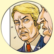 Caricature de Jimmy Carter (Philippe Buchet).
