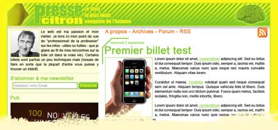 Concours design Presse-Citron.