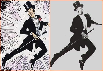 Fred Astaire selon Jean-Claude Mézières.