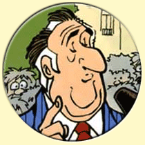 Caricature Edouard Balladur (Bédu).