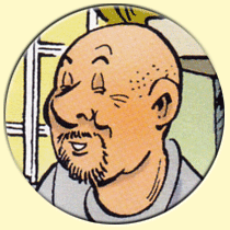 Caricature de Fabien Barthez (Serge Carrère).