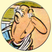 Caricature de Maximilian D. Berlitz (Albert Uderzo).