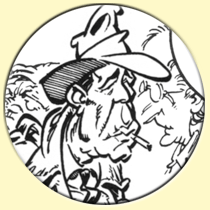 Caricature de Humphrey Bogart (Maëster).