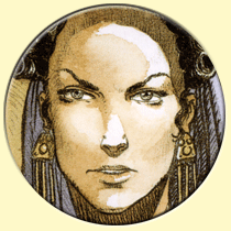 Caricature de Carole Bouquet (Philippe Delaby).