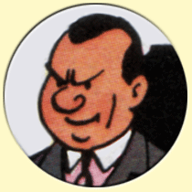 Caricature de Al Capone (Hergé).