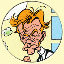 Caricature de David Caruso (Achdé).