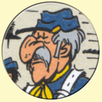 Caricature de Raoul Cauvin (Achdé).
