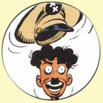 Caricature Charlie Chaplin (Laurent Verron).