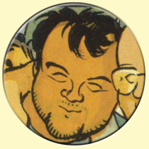 Caricature de Stephen Desberg (Enrico Marini).