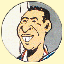Caricature de Youri Djorkaeff (Serge Carrère).
