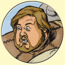 Caricature de Julien Dutel (Steven Dupré).