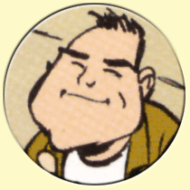 Caricature de George Eads (Simon Léturgie).