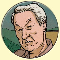 Caricature de Boris Eltsine (Philippe Buchet).