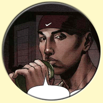 Caricature d'Eminem (Salvador Larroca).