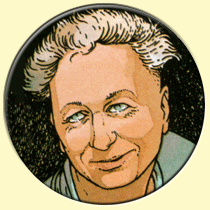 Caricature de Mélaine Favennec (François Bourgeon).