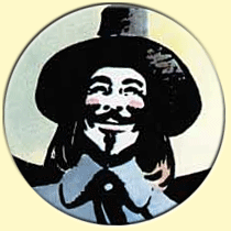 Caricature de Guy Fawkes (David Lloyd).