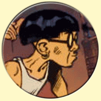 Caricature de Tsuguharu -Léonard- Foujita (Laurent Verron).