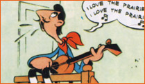 Caricature d'André Franquin (Morris).