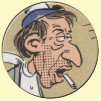 Caricature de Serge Gainsbourg (Morris).