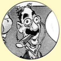 Caricature de Groucho Marx (Maëster).