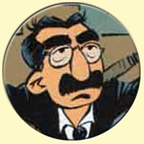 Caricature de Groucho Marx (Laurent Verron).