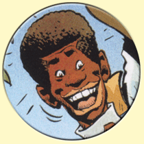 Caricature de Greg Morris (Jean-Louis Mourier).