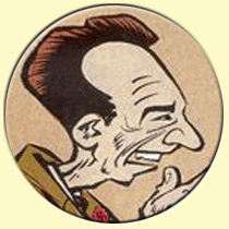 Caricature de Joseph Goebbels (Laurent Verron).