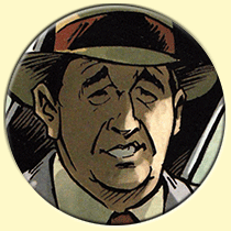 Caricature d'Antoine Guérini (Gaël Séjourné).