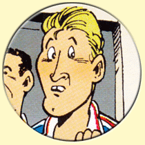 Caricature de Stéphane Guivarc'h (Serge Carrère).