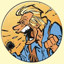 Caricature de Johnny Hallyday (Bédu).
