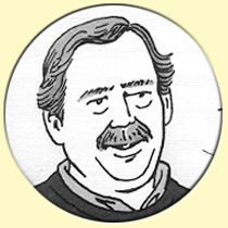Caricature de Václav Havel (Lucie Lomova).