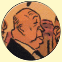 Caricature de Alfred Hitchcock (Mathieu Reynès).
