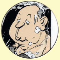 Caricature d'Alfred Hitchcock (Simon Léturgie).
