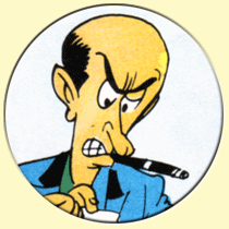 Caricature de Victor Hubinon (Morris).