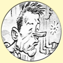Caricature de John Hurt (Maëster).