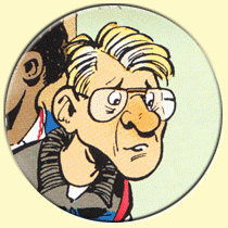 Caricature d'Aimé Jacquet (Serge Carrère).