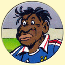 Caricature de Christian Karembeu (Serge Carrère).