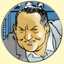 Caricature de Sergueï Korolev (Malo Kerfriden).