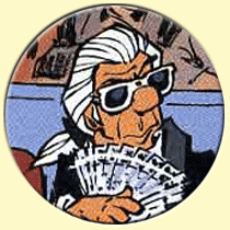 Caricature de Karl Lagerfeld (Bédu).