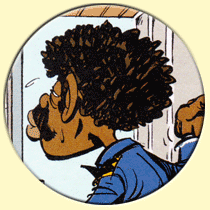 Caricature de Ted Lange (Simon Léturgie).