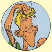 Caricature de Stan Laurel (Albert Uderzo).