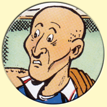 Caricature de Franck Leboeuf (Serge Carrère).