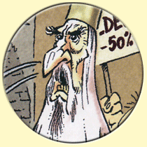 Caricature de Christopher Lee (Maëster).