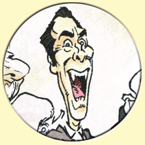 Caricature de Christopher Lee (Maëster).