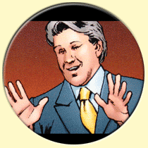 Caricature de Jay Leno (Bryan Hitch).