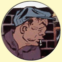 Caricature de Philippe Léotard (Laurent Verron).