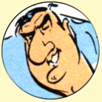 Caricature de Aldo Maccione (Albert Uderzo).