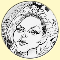Caricature de Madonna (Maëster).