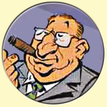 Caricature Louis B. Mayer (Laurent Verron).