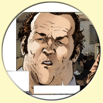 Caricature de Colm Meaney (David Etien).